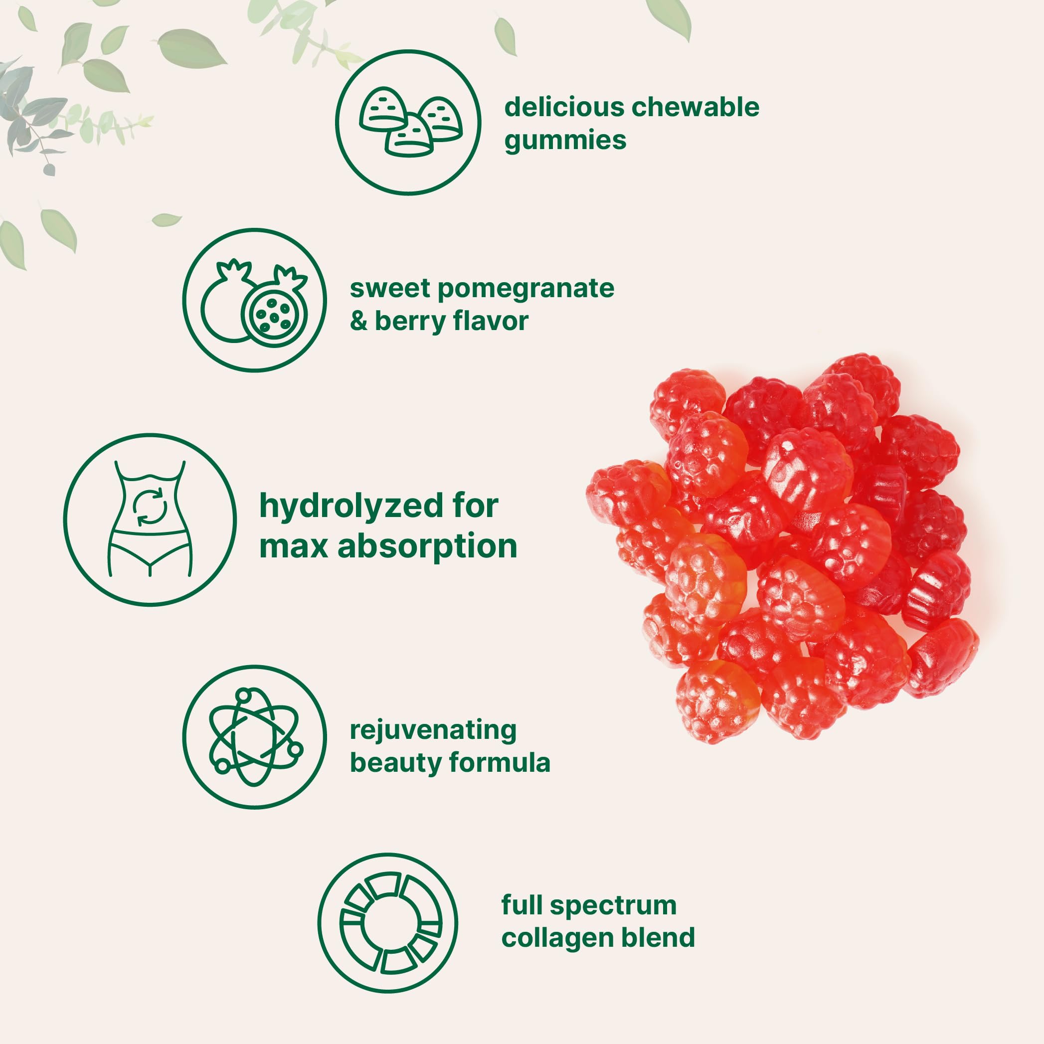 Vitamine C pour soutenir l'éclat naturel sans sucre.