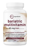 Micro Ingredients multivitamine bariatique en bouteille, soutien quotidien possible