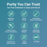 Micro Ingredients Multivitamine méthylée Pure – tableau d'ingrédients lisible pour comprendre les nutriments.