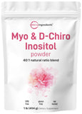 Micro Ingredients Myo-Inositol et D-Chiro Inositol — emballage prêt à démarrer votre routine santé