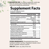 Micro Ingredients Liposomal NAD+ — liste 12-en-1 d'ingrédients pour soins complets.