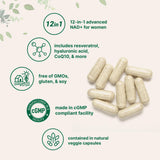 Micro Ingredients Liposomal NAD+ — capsules avec phospholipides de tournesol.