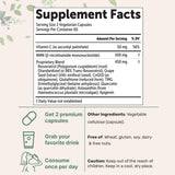 NMN Complex de Micro Ingredients, capsules véganes, facilité d’intégration à la routine.