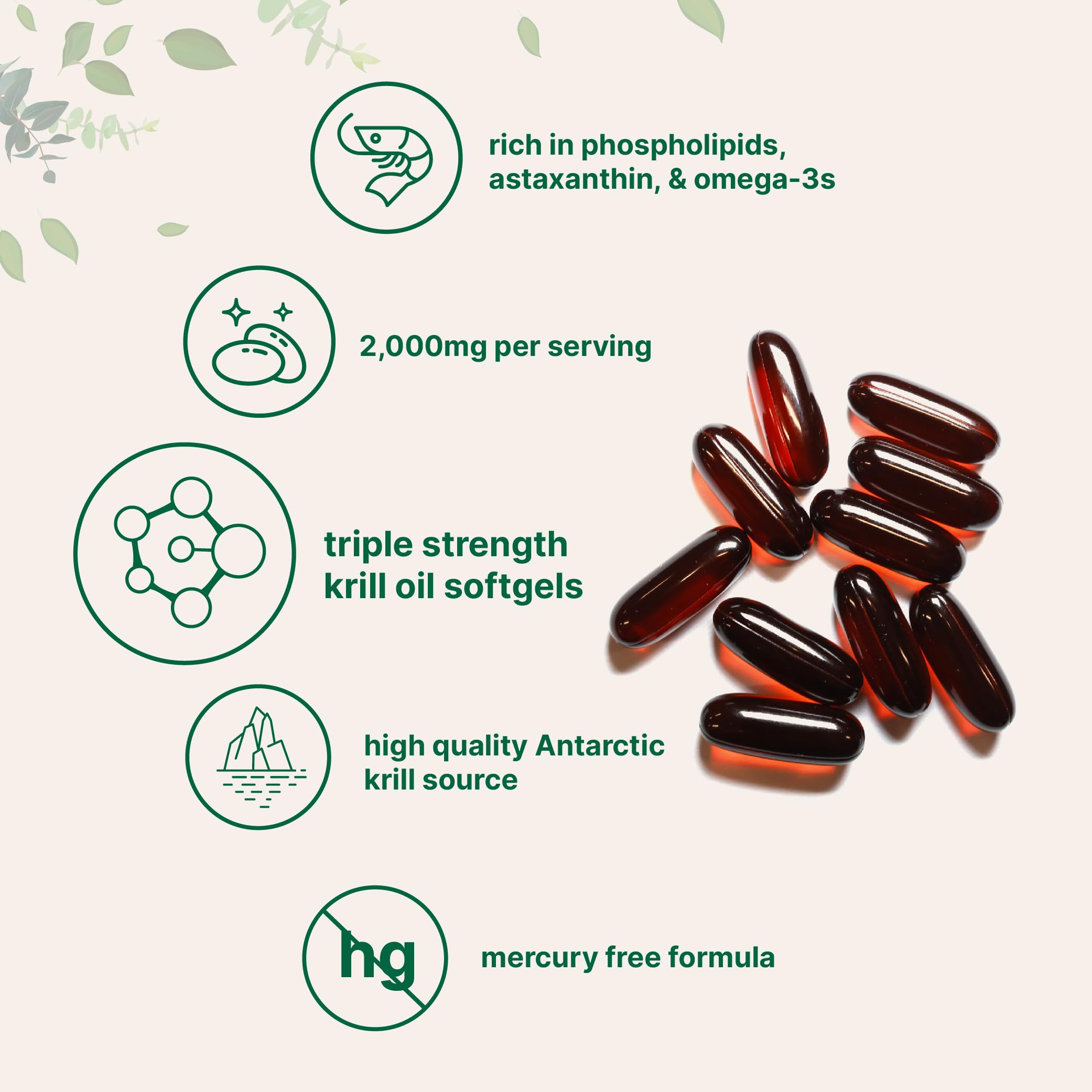 Micro Ingredients oméga-3 EPA et DHA avec astaxanthine, soutien potentiel.