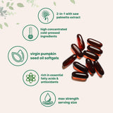 Micro Ingredients – extrait de palmier nain 75 mg, complément pratique