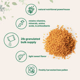 Pollen abeille Micro Ingredients granules pour yaourt, ajout protéiné.