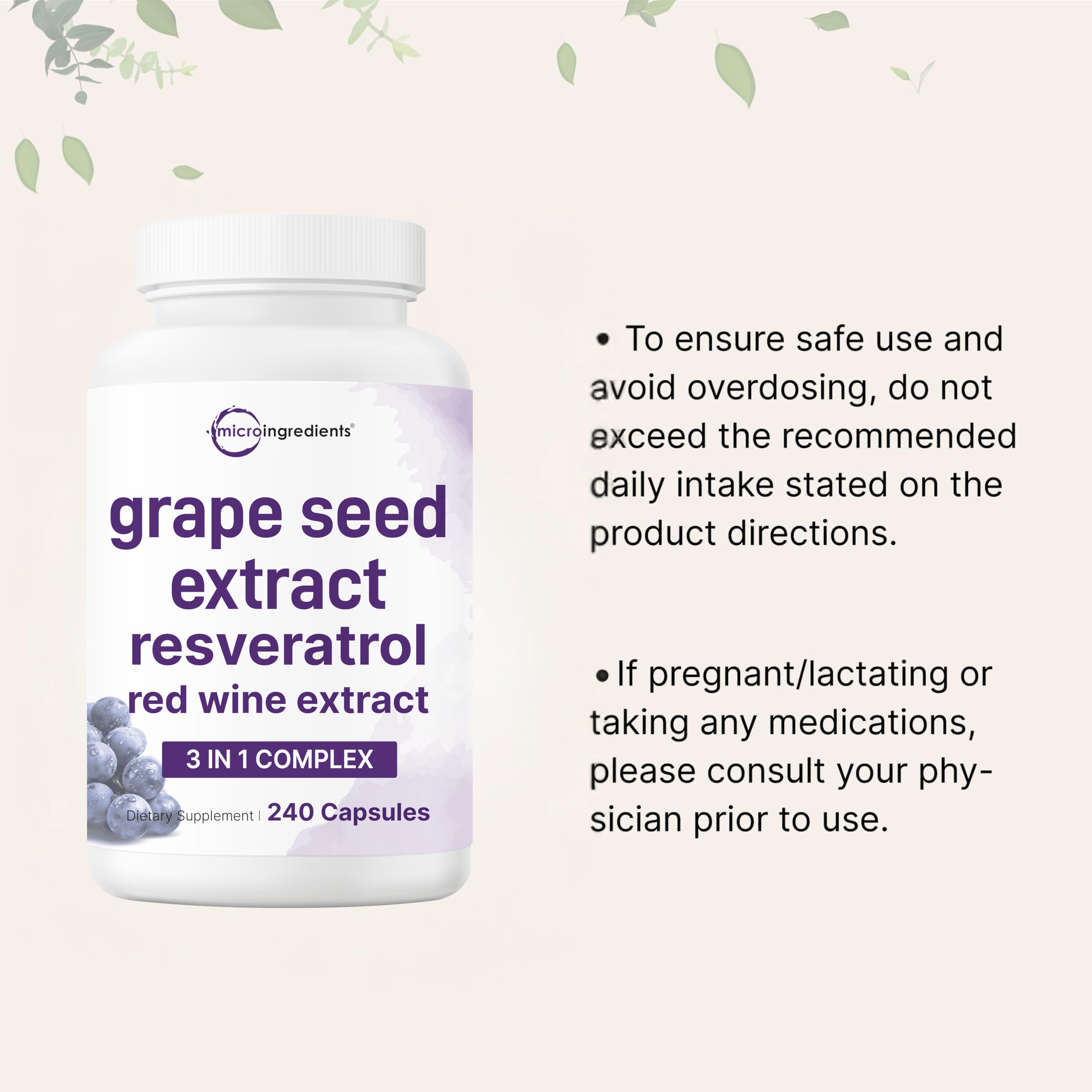 Micro Ingredients Polyphénols Flavanols Proanthocyanidines – support potentiel pour les bienfaits nutritionnels.