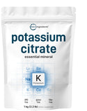 Micro Ingredients poudre citrate potassium 1 kg – hydratation potentielle quotidienne.