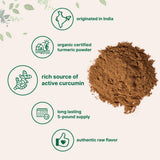 Micro Ingredients poudre curcuma organique – parfait dans smoothies et yaourts, saveur terreuse.