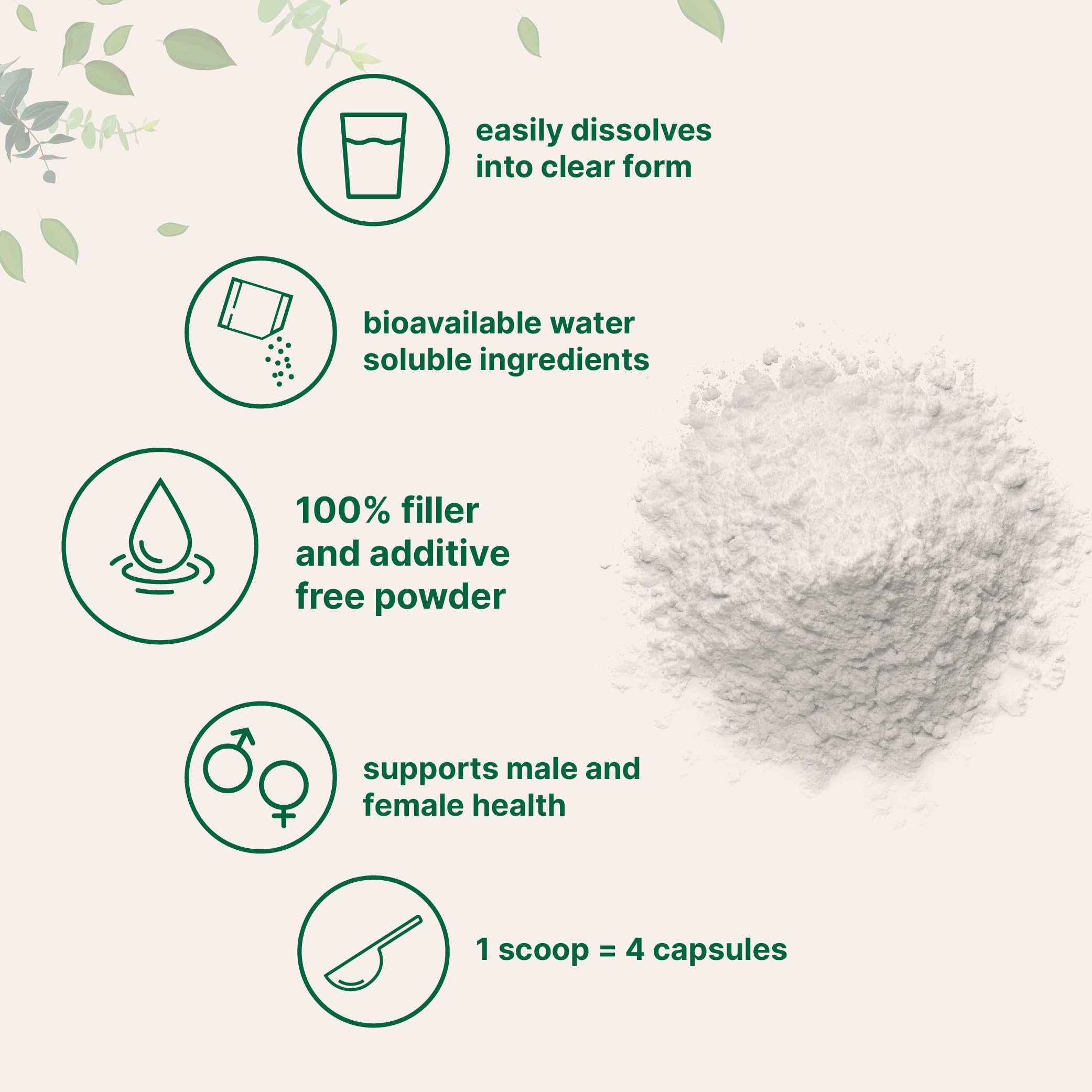 Micro Ingredients Poudre D-Mannose se dissolvant rapidement dans l’eau.