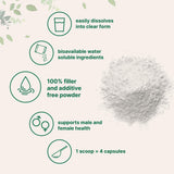 Micro Ingredients Poudre D-Mannose se dissolvant rapidement dans l’eau.