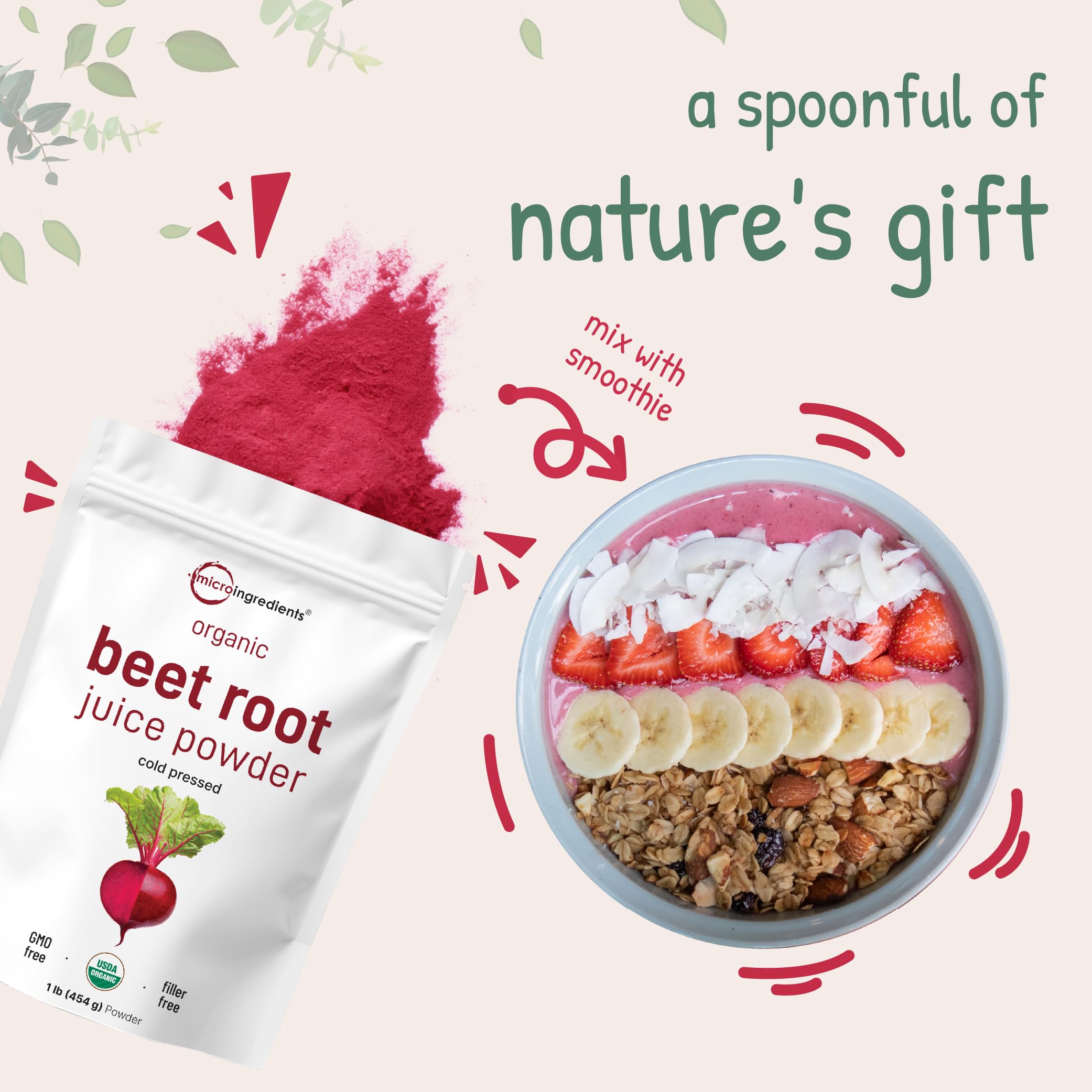 Poudre Micro Ingredients se dissout facilement dans l53au.