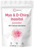 Micro Ingredients Myo-Inositol et D-Chiro Inositol, emballage 2 lb prête à l'emploi.