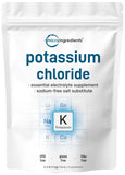 Micro Ingredients poudre-potassium-chlorure-1kg prête à l'emploi pour l'hydratation.