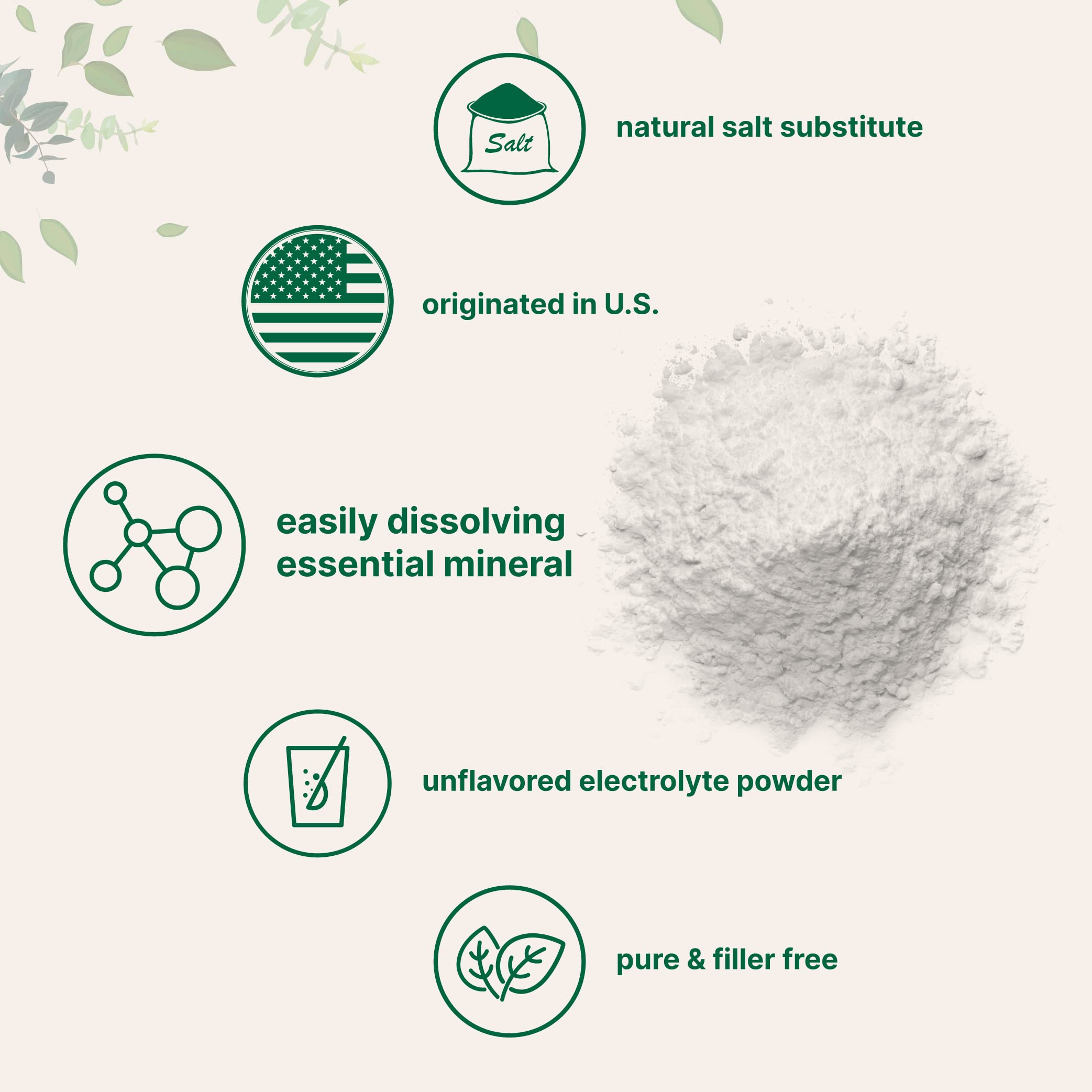 Micro Ingredients poudre-potassium-chlorure mélangée à un shake pour l'hydratation.