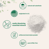 Micro Ingredients poudre-potassium-chlorure mélangée à un shake pour l'hydratation.
