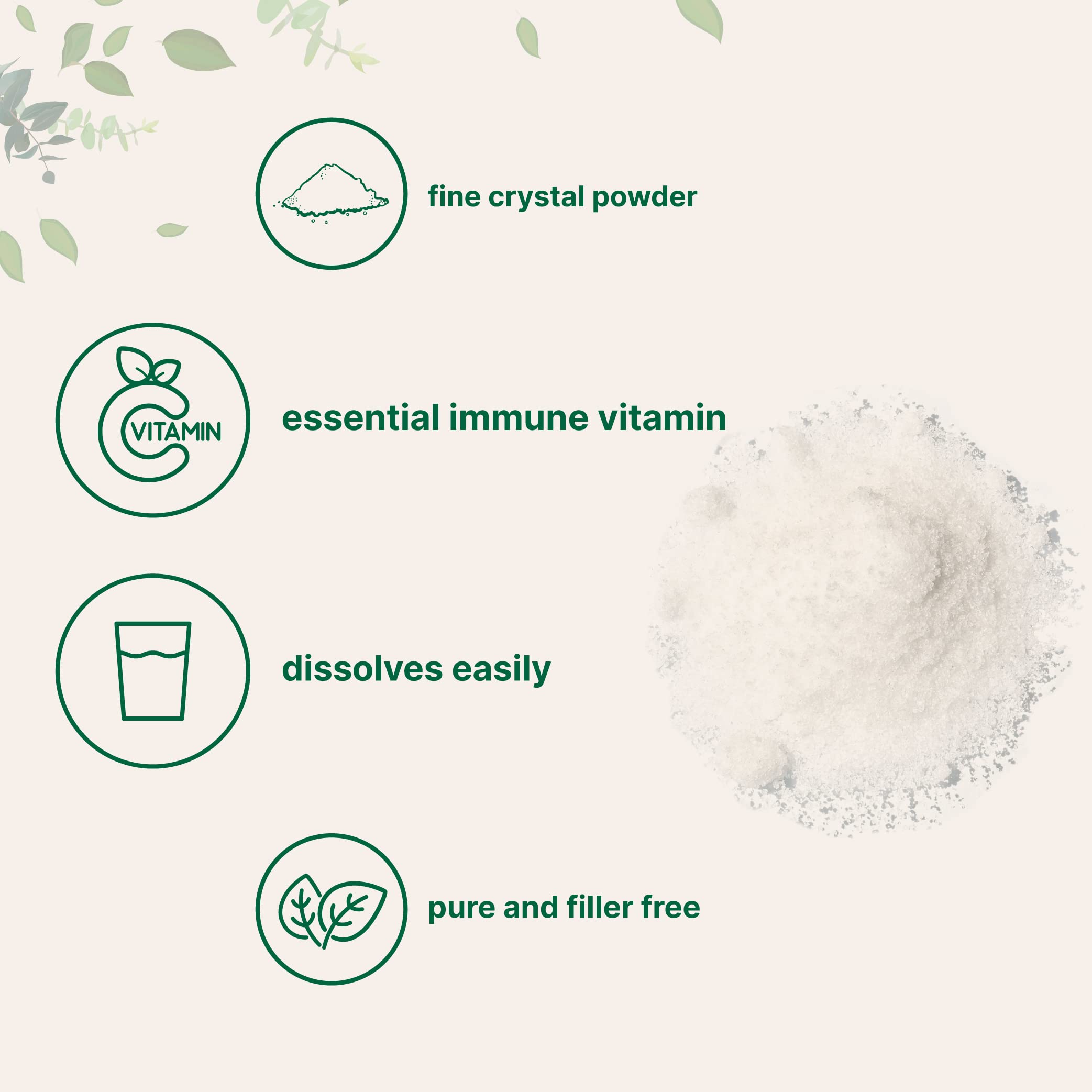 Gobelet mélangeur Micro Ingredients Poudre Vitamine C Pure pour mélanger facilement
