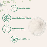 Gobelet mélangeur Micro Ingredients Poudre Vitamine C Pure pour mélanger facilement