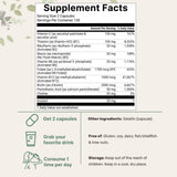 Étiquette Micro Ingredients Pure B Complex Méthylé, formulation sans remplissage.