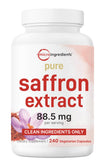 Micro Ingredients Pure Saffron Extract – bouteille, dosage pratique pour routine quotidienne