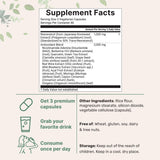 Micro Ingredients Resveratrol NAD Complex - capsules faciles à avaler pour l'usage quotidien.