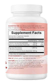 Détails nutritionnels indiquant 1 200 mg riz rouge par 3 capsules.