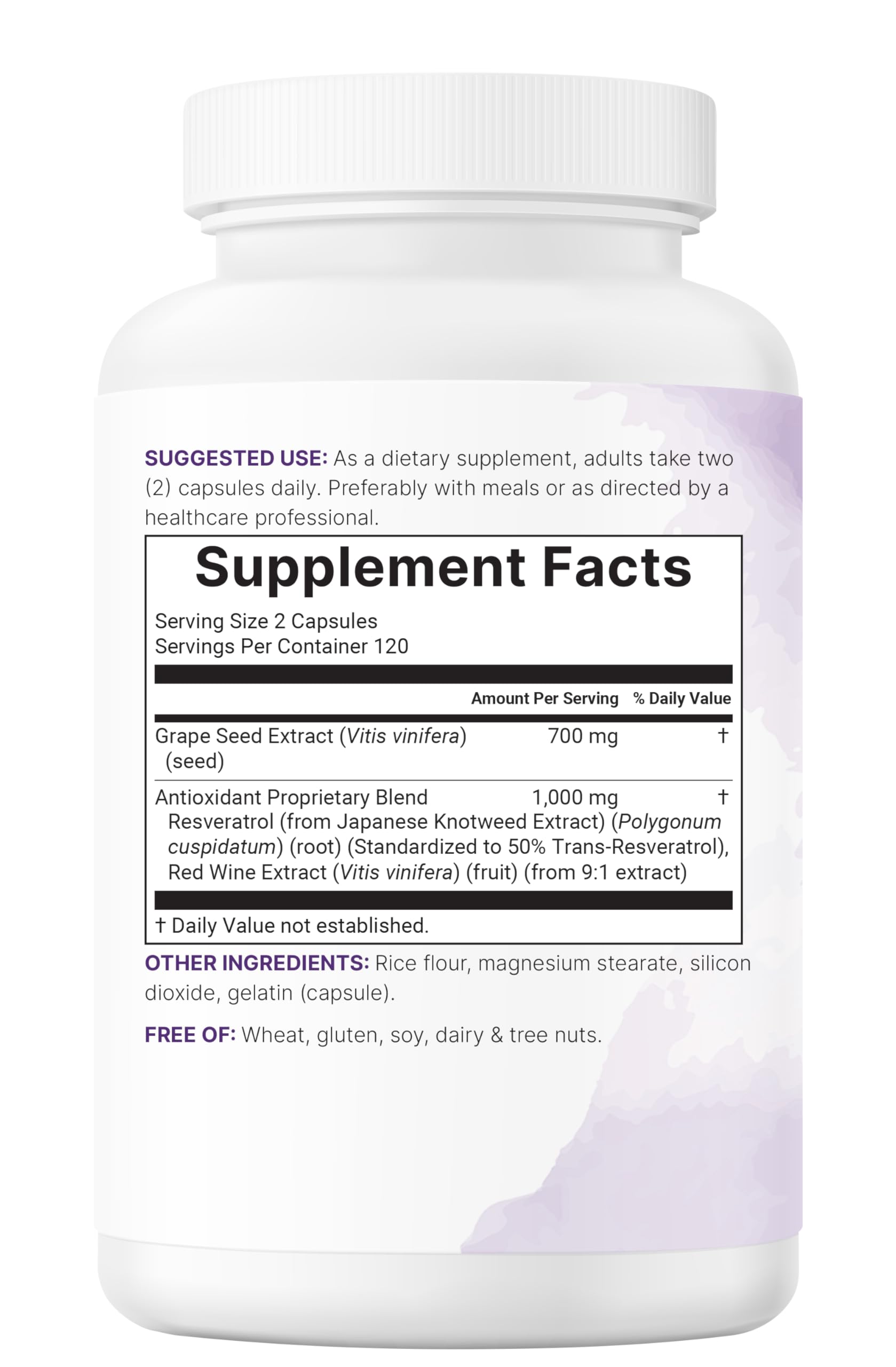 Micro Ingredients Sans Soja Lait Gluten – produit sans allergènes courants.