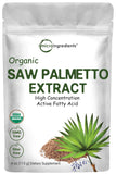 Micro Ingredients Saw Palmetto flacon - poudre bio prête à l’emploi pour usage quotidien