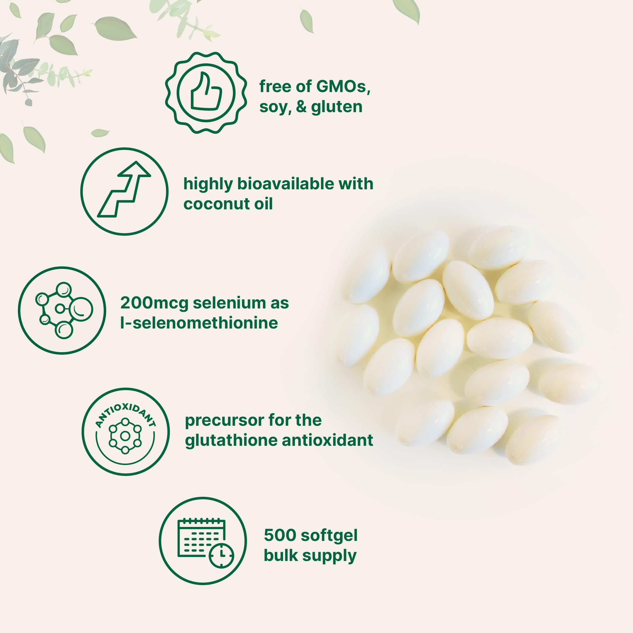 Micro Ingredients Sélénium – forme L-sélénométhionine pour soutien quotidien à l'énergie et immunité