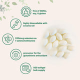 Micro Ingredients Sélénium – forme L-sélénométhionine pour soutien quotidien à l'énergie et immunité