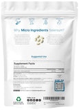 Micro Ingredients Sélénium – gélules molles avec huile de coco pour meilleure assimilation