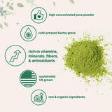 Shake rapide avec poudre d orge Micro Ingredients pour un mélange facile.