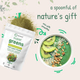 Micro Ingredients Super Greens 100 superfoods – mélange végétal riche et équilibré.