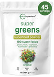 Micro Ingredients Super Greens poudre 1lb – boost nutritionnel pour démarrer la journée.