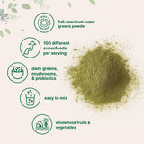Micro Ingredients Super Greens smoothie – ajoutez-le à votre boisson pour nutriments.