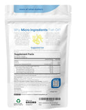 Micro Ingredients Supreme Omega-3: gélules saveur citron sans arrière-goût agréable.
