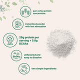 Micro Ingredients protéine whey instantanée dans l'eau, mélange facile et rapide