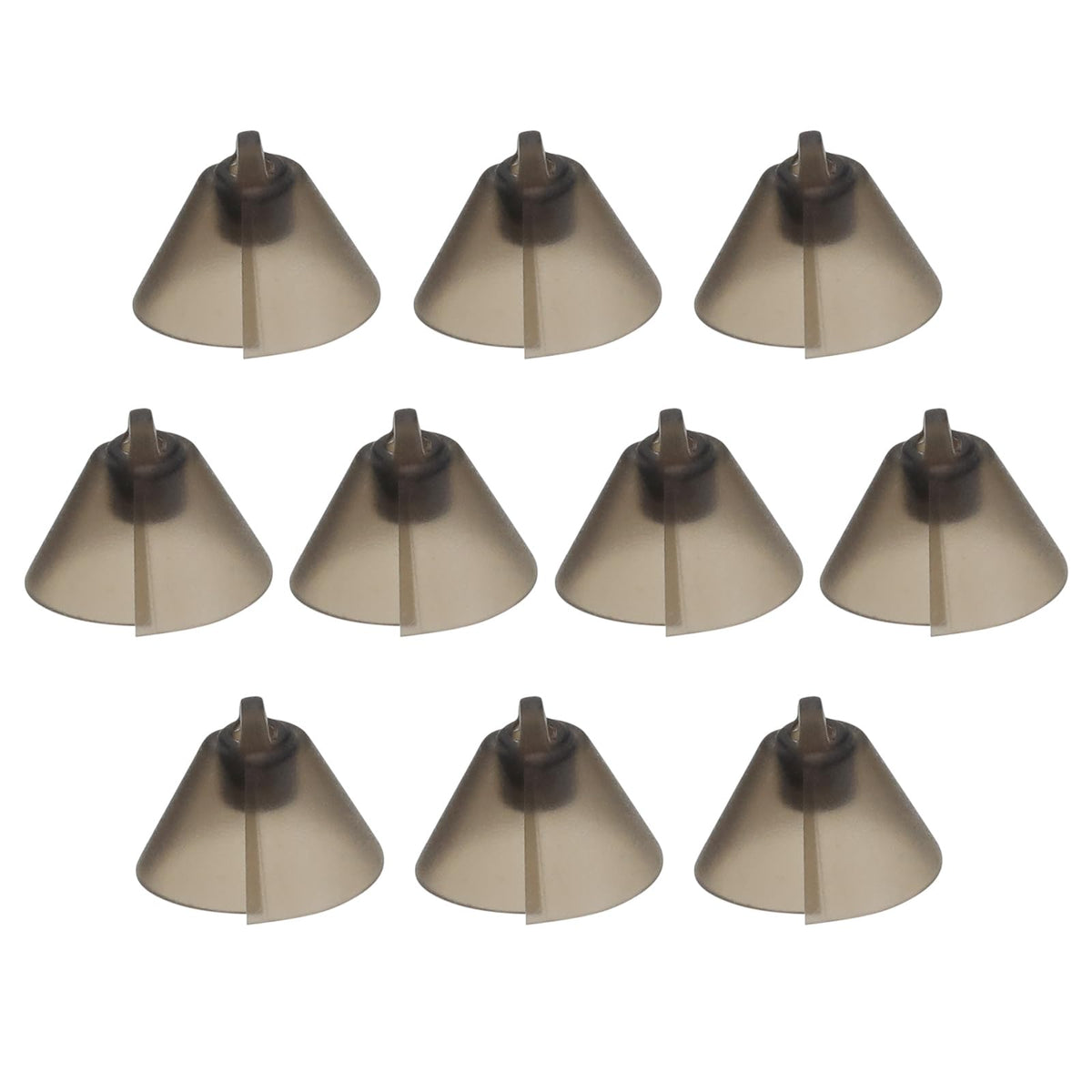 Domes Micro Traders transparents pour aides auditives, confort durable et remplacement facile.