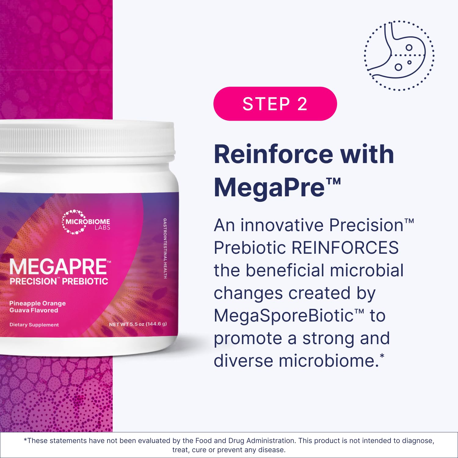 Microbiome Labs kit de 3 mois: instructions claires et faciles à suivre.