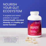 Emballage MegaPre Microbiome Labs : format compact pour votre routine.