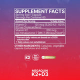 MK7 naturel en fermentation: représentation des capsules biodisponibles MegaQuin D3 + K2.
