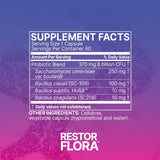 Restorflora Microbiome Labs – Bacillus clausii SC109, support probiotique complémentaire pour l’intestin.