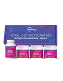 Microbiome Labs Kit Total Gut Restoration: emballage clair et protocole de trois mois.