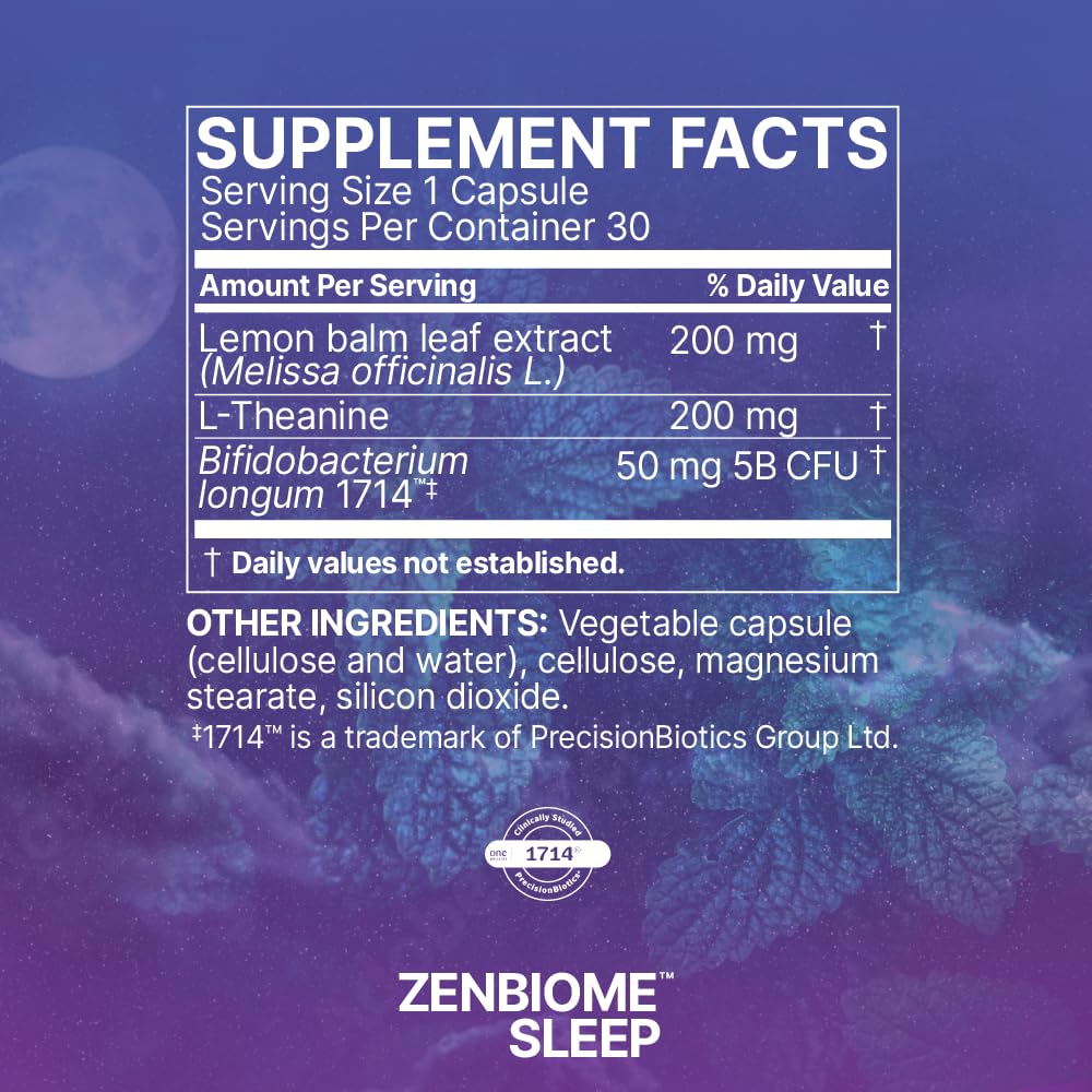 Axe intestin-cerveau Zenbiome – illustration du lien et du soutien potentiel.