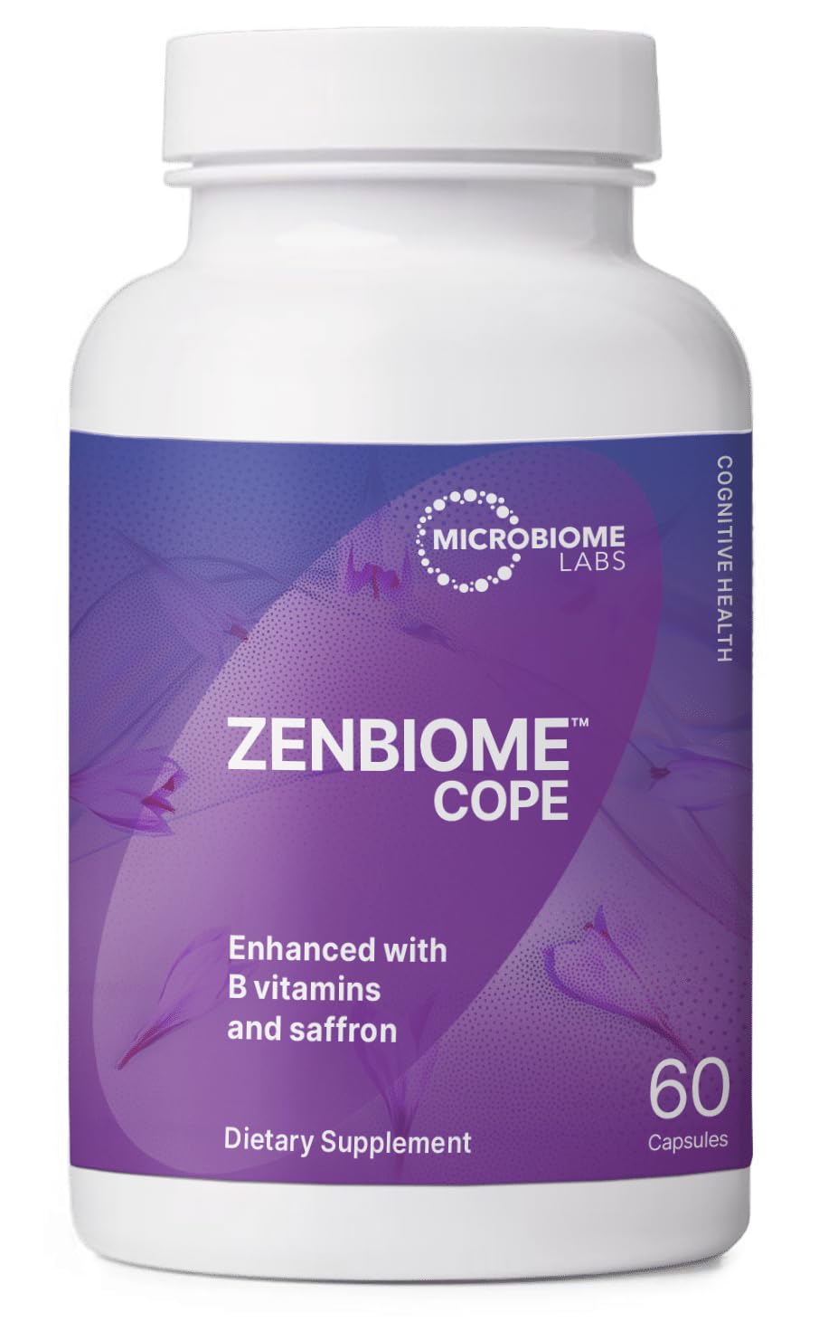 Zenbiome COPE – bouteille visible, soutien potentiel du bien-être digestif et de l’humeur.