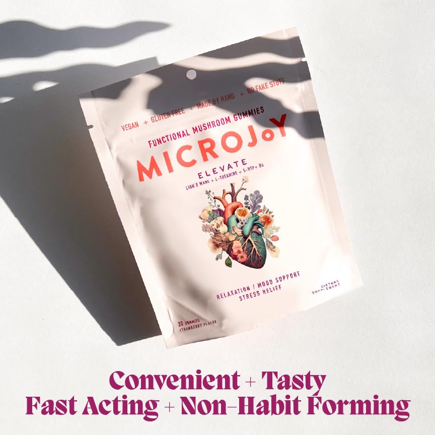 Gomme Microjoy Elevate au parfum naturel de fraise.