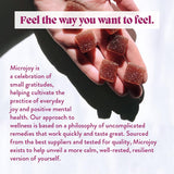 Utilisation quotidienne des gommes Microjoy Elevate pour le bien-être.