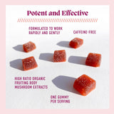Microjoy Motivate gommes cordyceps, énergie naturelle pour journées actives.
