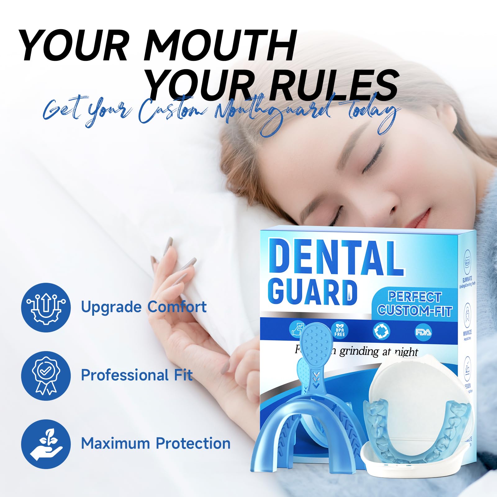 Garde dentaire Mictaning – design pratique pour protection discrète