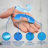 Matière douce et sûre du protège-dents Mictaning pour usage nocturne.